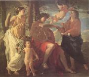 Nicolas Poussin The Inspiration of the Poet (mk05) USA oil painting artist